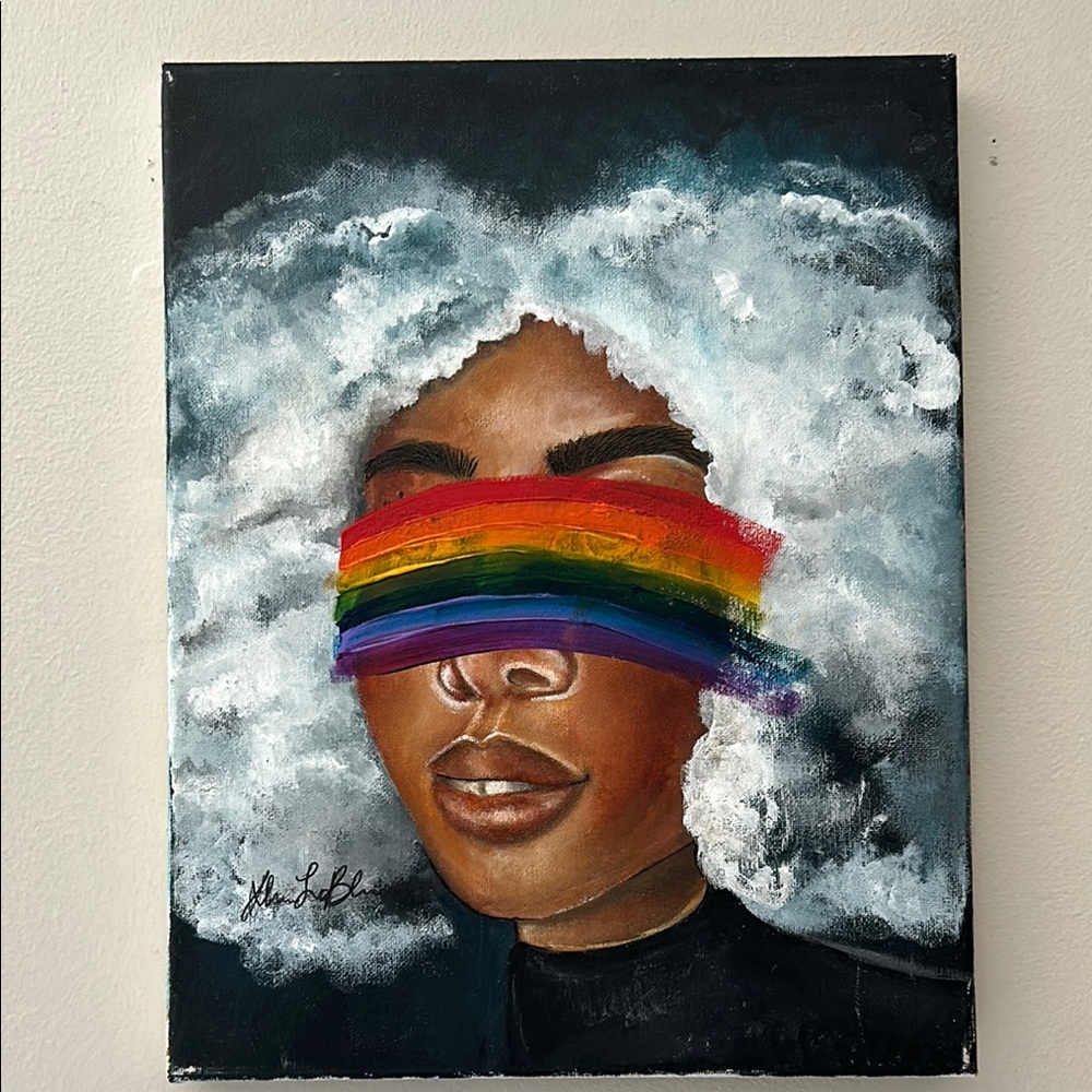 14x11 Original Art “Rainbow After the Storm”
